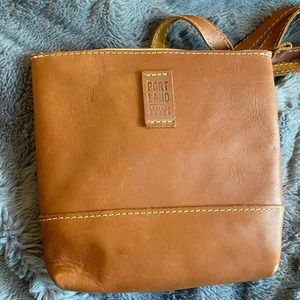 Portland Leather Festival crossbody bag in Honey